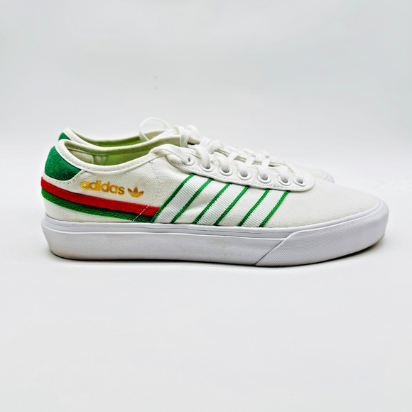 Adidas Shoes Mens 7 White Green Delpala x FMF Mexico Soccer Team Sneakers - Picture 1 of 13